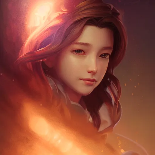 Image similar to Aerith Gainsborough portrait, atmospheric lighting, painted, intricate, volumetric lighting, beautiful, rich deep colors masterpiece, golden hour, sharp focus, ultra detailed, by Leesha Hannigan, Ross Tran, Thierry Doizon, Kai Carpenter,Ignacio Fernández Ríos