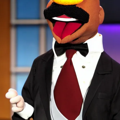 Image similar to steve harvey as a muppet