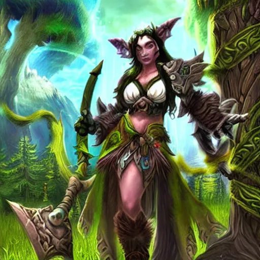 Image similar to world of warcraft, druid