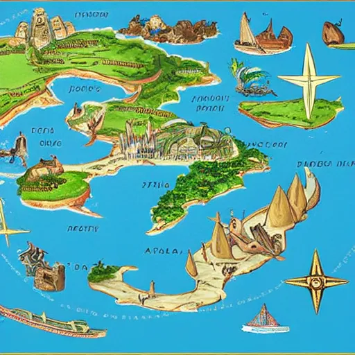 Image similar to map of atlantis