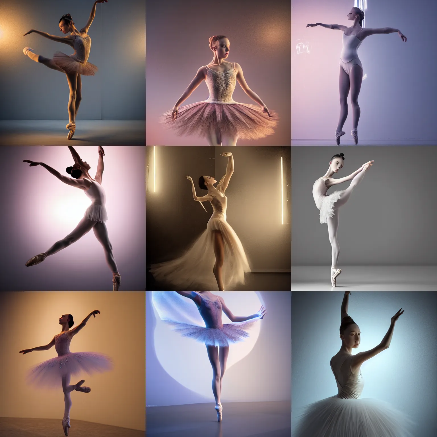 Performance Ballet Ballerina Dance Dancer Dancing Pose Elegance Wall Art  Print - Wild Wall Art