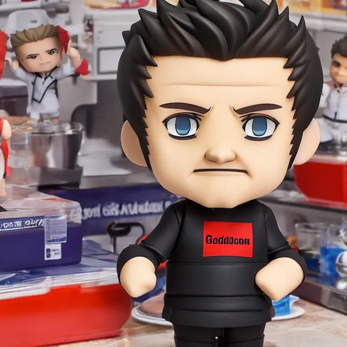 Image similar to gordon ramsay, an anime nendoroid of gordon ramsay figurine, detailed product photo