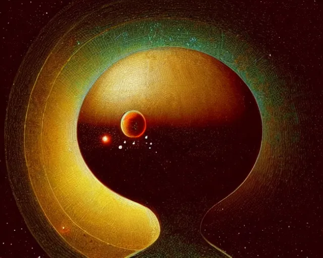 Image similar to universe cosmology mental state, a closeup simple vector pop surrealism, by ( leonardo da vinci ) and greg rutkowski and rafal olbinski