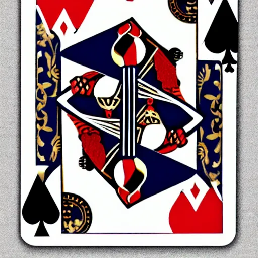 Prompt: high quality photo of a secret playing card, realism, 8k, award winning photo