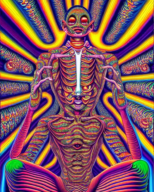 Human Body Reaching Nirvana, Conjuring Psychedelic 