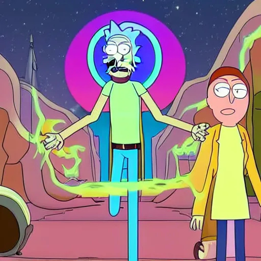 Image similar to the gnostic parables of Rick and Morty