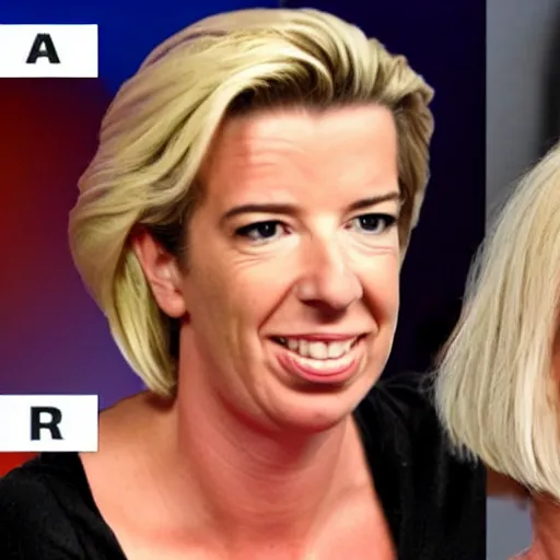 Prompt: katie hopkins flesh eating disease, ant infestation on skin, hair loss