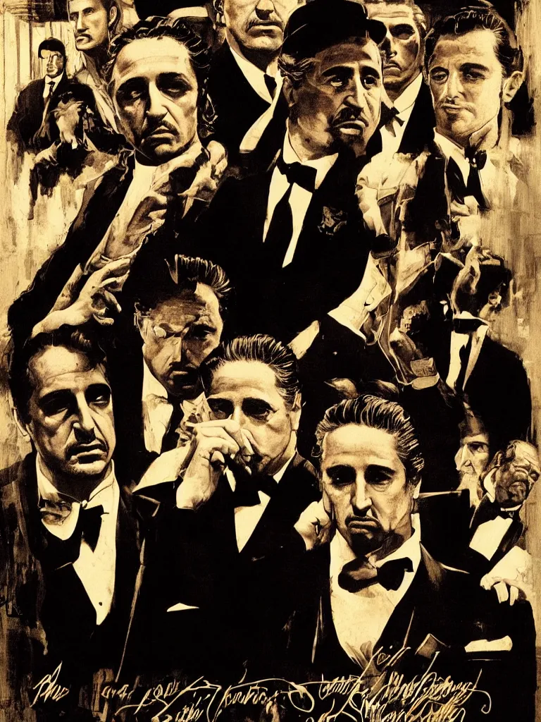 Image similar to The Godfather by Martin Handford