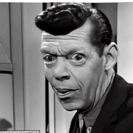 Image similar to andy taylor from the andy griffith show makes barney fife get a new job