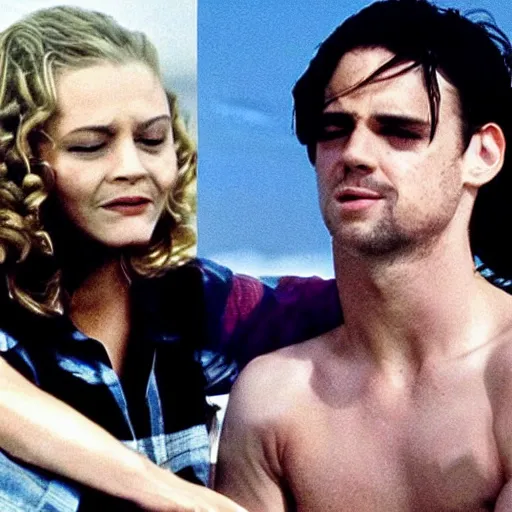 Prompt: The Notebook movie mashed up with requiem for a dream