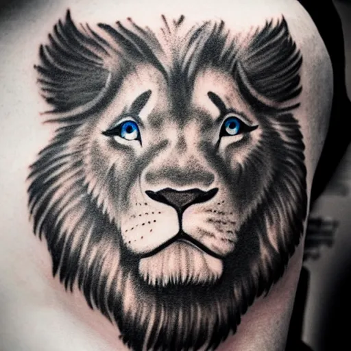 Abstract Lion tattoo by our... - Skin Machine Tattoo Studio | Facebook