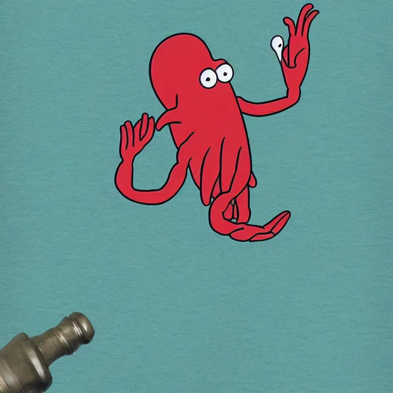 Image similar to “Dr. Zoidberg waving”