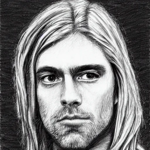 Prompt: pencil sketches of song ideas by kurt cobain