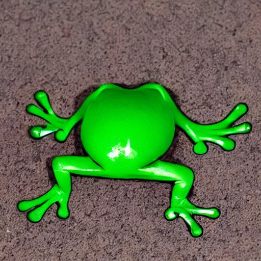 Image similar to frog that looks like donald trump