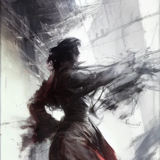 Image similar to vin, mistborn, allomancy, painting by greg ruthowski, yoshikata amano, yoji shinkawa, craig mullins, alphonse murac, masterpiece, 8 k, 4 k, highly detailed, complex, artstation