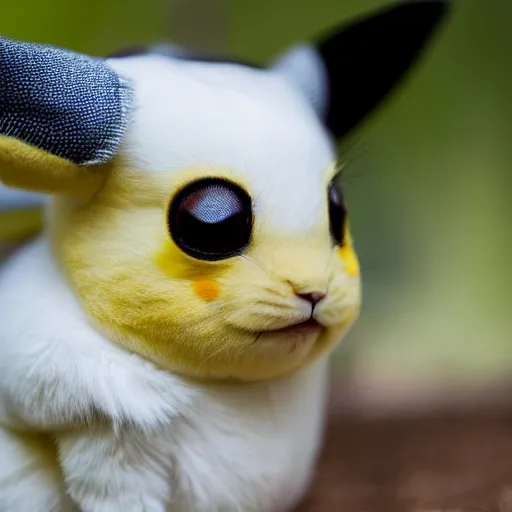 Image similar to real life pikachu, professional photography, national geographic