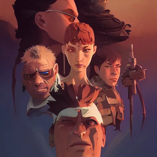 Image similar to face icon stylized minimalist mad max, loftis, cory behance hd by jesper ejsing, by rhads, makoto shinkai and lois van baarle, ilya kuvshinov, rossdraws global illumination