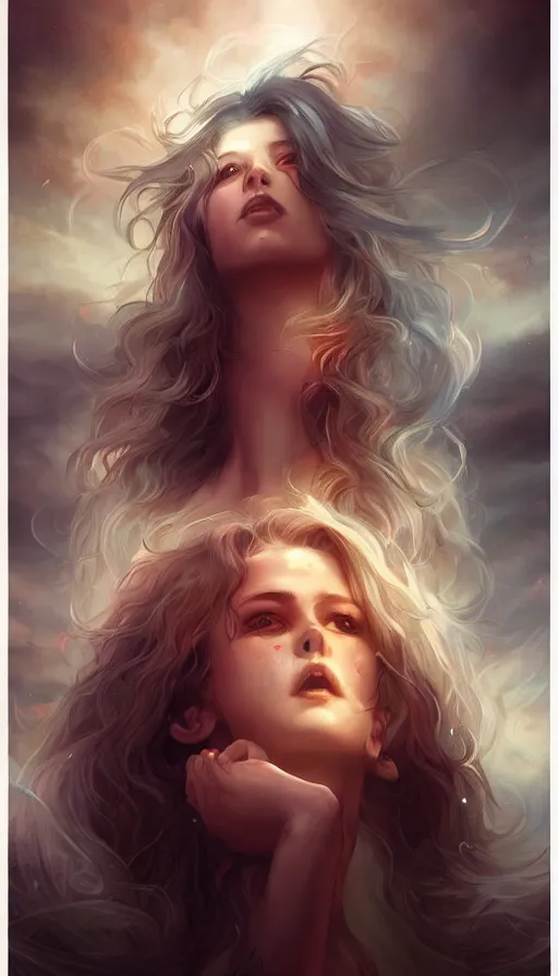 Image similar to the end of the world, by charlie bowater