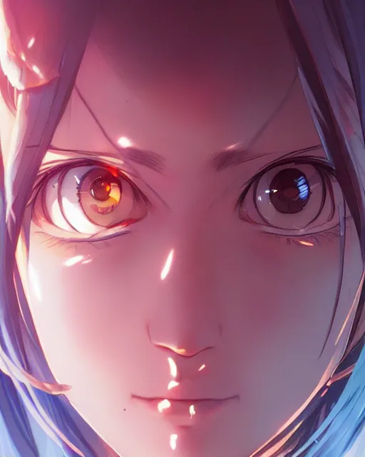 Image similar to illustration of an anime girl's eyes being mind controlled, spirals, by artgerm and wlop and greg rutkowski, digital art, extreme detail, realistic lighting, cinematic composition, concept art, sharp focus, colorful, photorealistic, 8 k