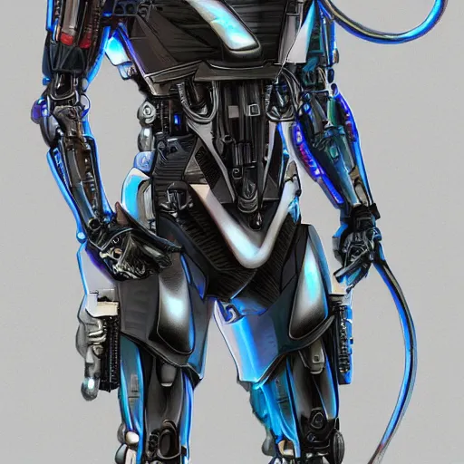 Image similar to cybernetic cyborg tom cruise, sharp lines, digital, artstation, colored in