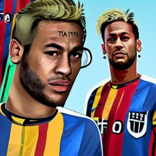 Image similar to neymar in gta v