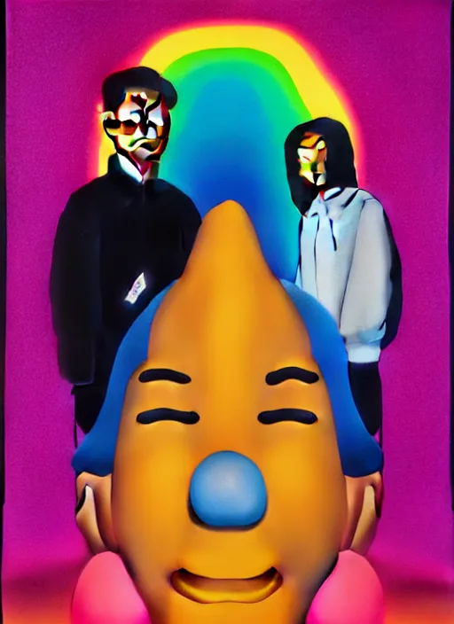 Image similar to hate by shusei nagaoka, kaws, david rudnick, airbrush on canvas, pastell colours, cell shaded, 8 k