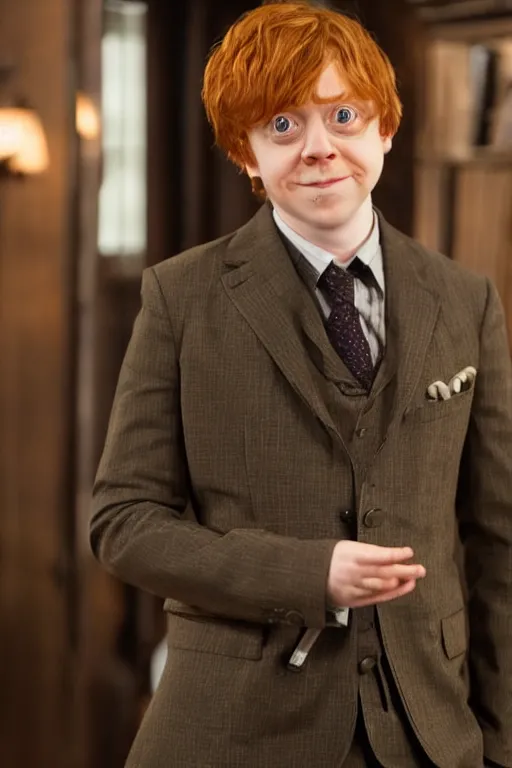 Image similar to Rupert Grint as Dr. Otto Gunther Octavius