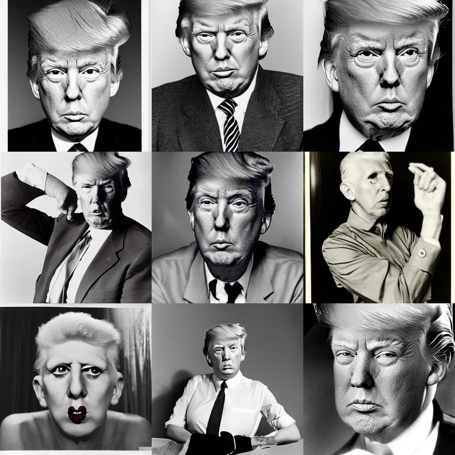 Prompt: Donald Trump by Claude Cahun