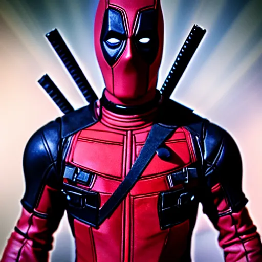 Deadpool in The Walking Dead 4K quality super realistic