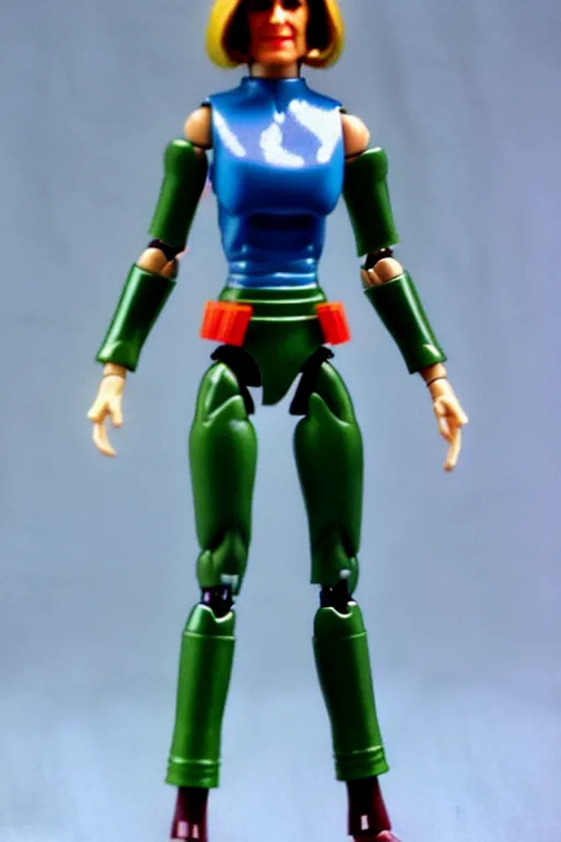 Prompt: 1 9 8 6 kenner female action figure, 5 points of articulation, perfect human female proportions, sci fi, 8 k resolution, high detail, front view, t - pose, space, star, he - man, gi joe, he man, warhammer 4 0 0 0