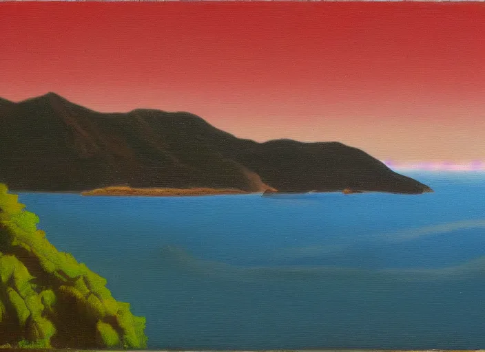 Image similar to catalina national park in the style of hudson river school of art, oil on canvas