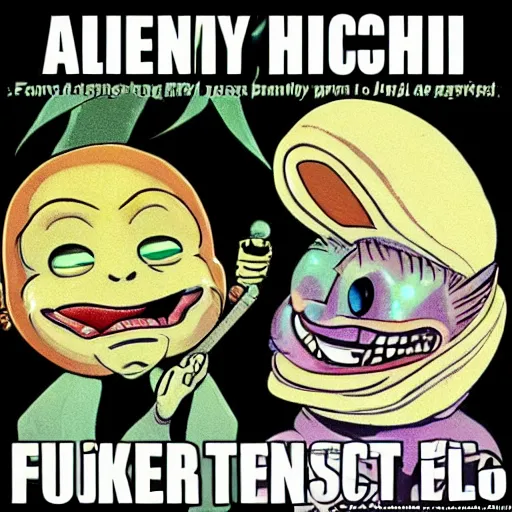 Image similar to funny alien mischief