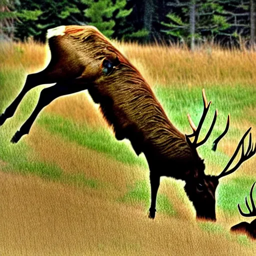 Prompt: elk centipede
