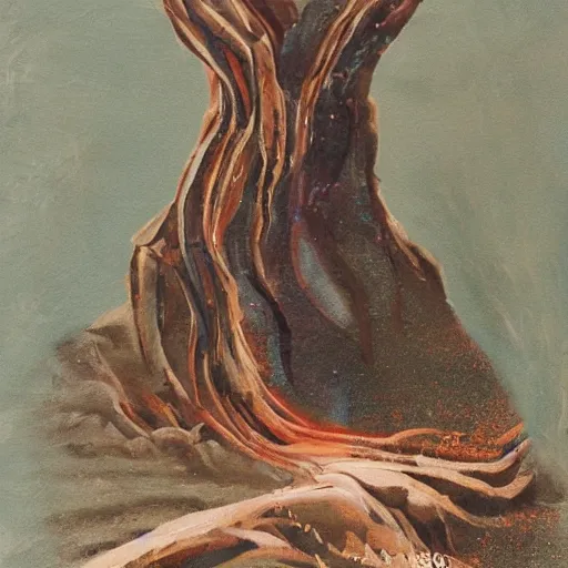 Prompt: a painting of a tree