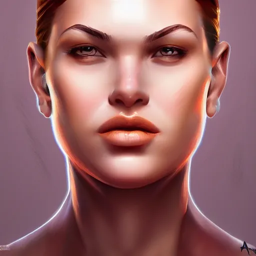 Image similar to a stunning upper body portrait of a beautiful woman by marvel comics, digital art, trending on artstation