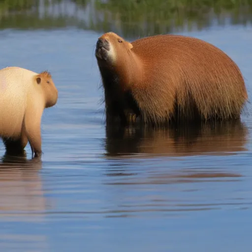 Prompt: capybaras dancing in the moonlight W 1024