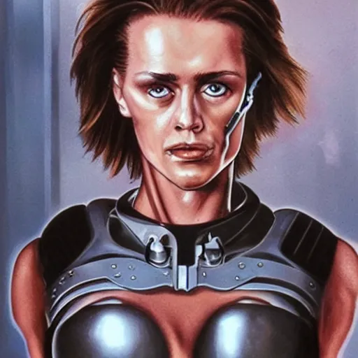 Image similar to female terminator