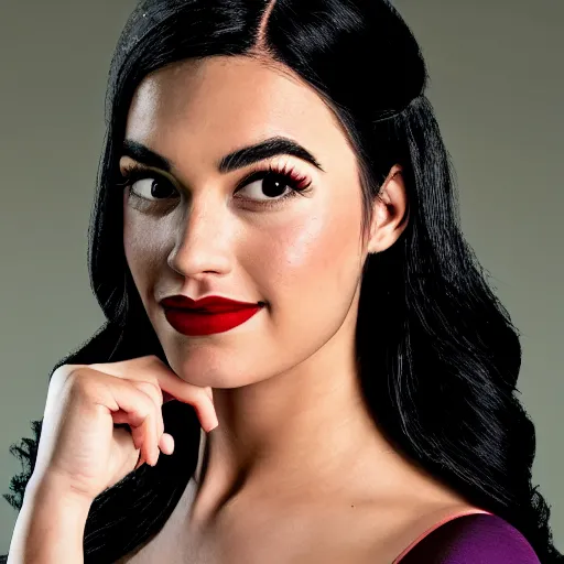 Image similar to A portrait photo of Veronica Lodge