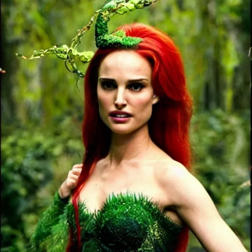 Prompt: Natalie Portman as poison ivy