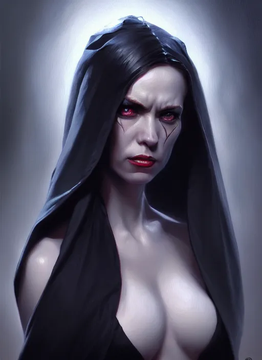 Image similar to a _ fantasy _ style _ portrait _ painting _ of female sorrow widow, oil _ painting _ unreal _ 5 _ daz. _ rpg _ portrait _ extremely _ detailed _ artgerm _ greg _ rutkowski _ greg