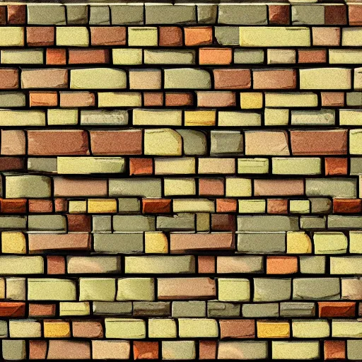 Image similar to stone brick texture, 2 d art style, the sims 4 texture