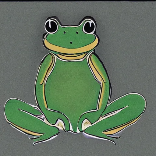 Image similar to ito jakuchu frog