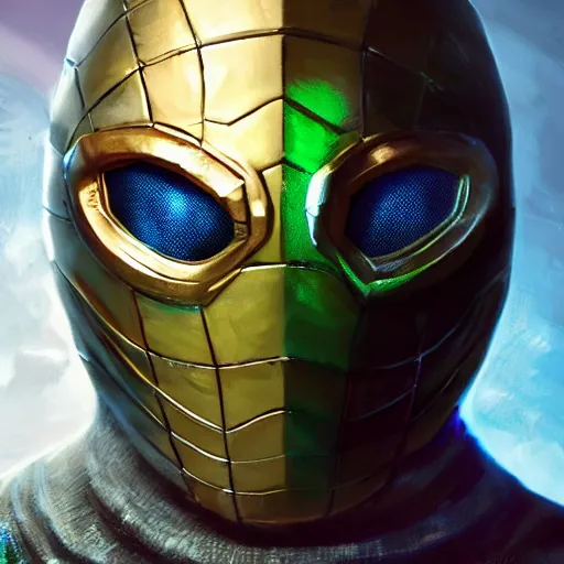 Image similar to mysterio from spider - man in real life, highly detailed, digital painting, artstation, concept art, matte, sharp focus, illustration, octane render, unreal engine, art by swietopelk and rebelzize and greg rutkowski.