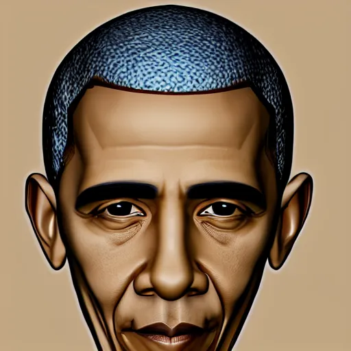 Prompt: Obama with a potato on his head, selfie, realistic, ultra high detail, 8k.