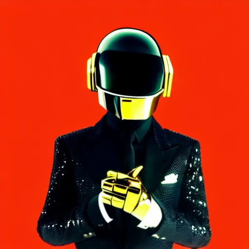 Image similar to daft punk cheng hsiao-ron