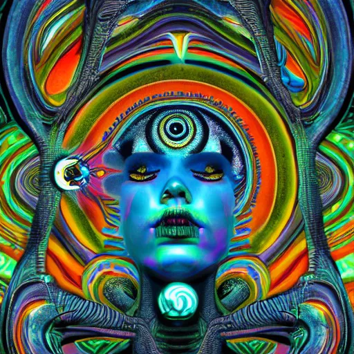Prompt: third - eye visions, psychedelic art, artist interpretation, psychedelic interpretation, hallucinatory art, cgsociety contest winner, artstation hd, 4 k
