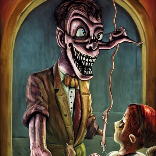 Image similar to carnal horror pinocchio