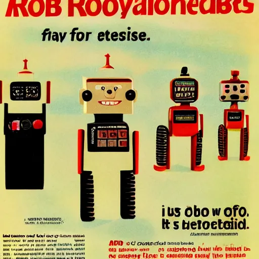 Image similar to Advert for RobCo robots