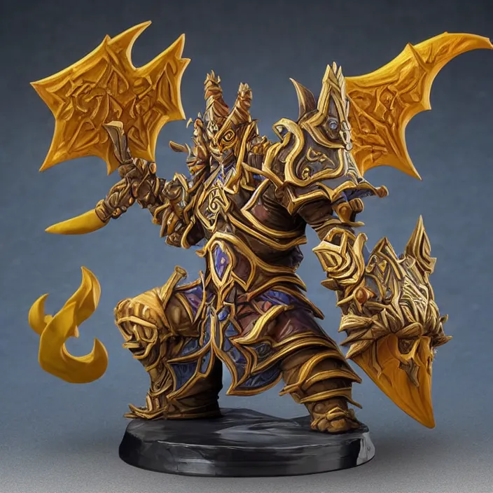 Image similar to nozdormu, an world of warcraft portrait of nozdormu, figurine, detailed