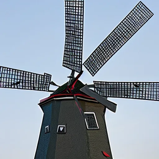 Image similar to dutch windmill gundam